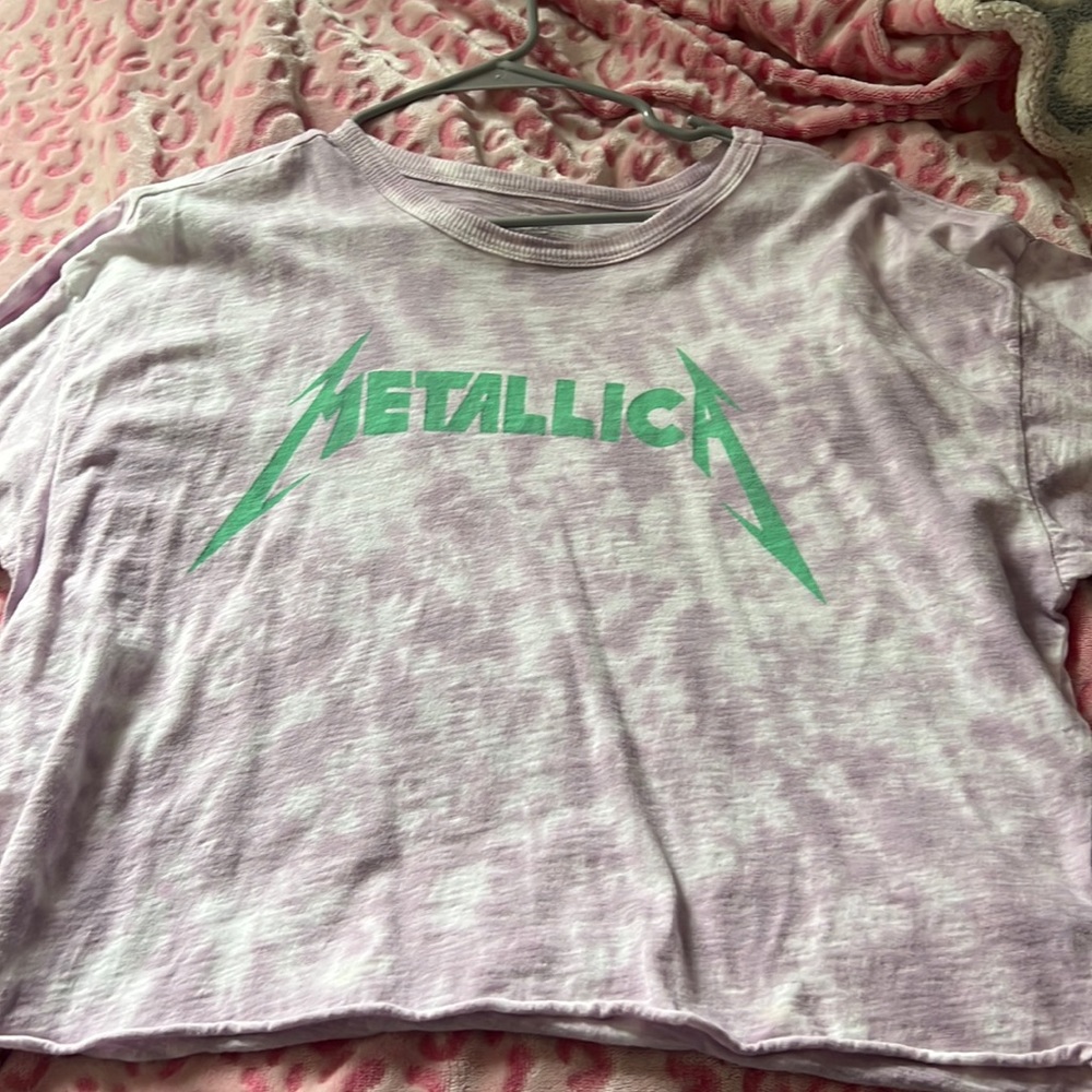Metallica Cropped Tee